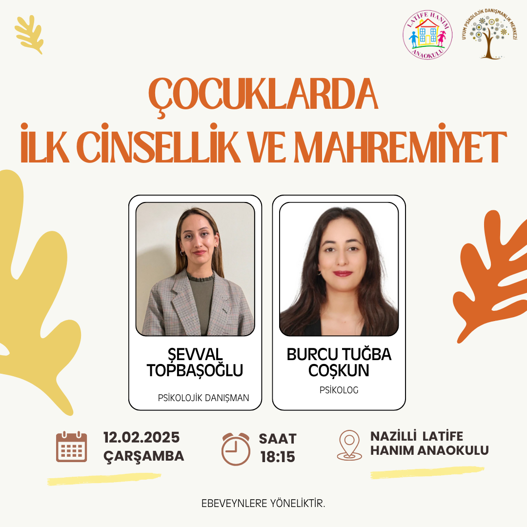 ÇOCUKLARDA İLK CİNSELLİK VE MAHREMİYET EĞİTİMİ